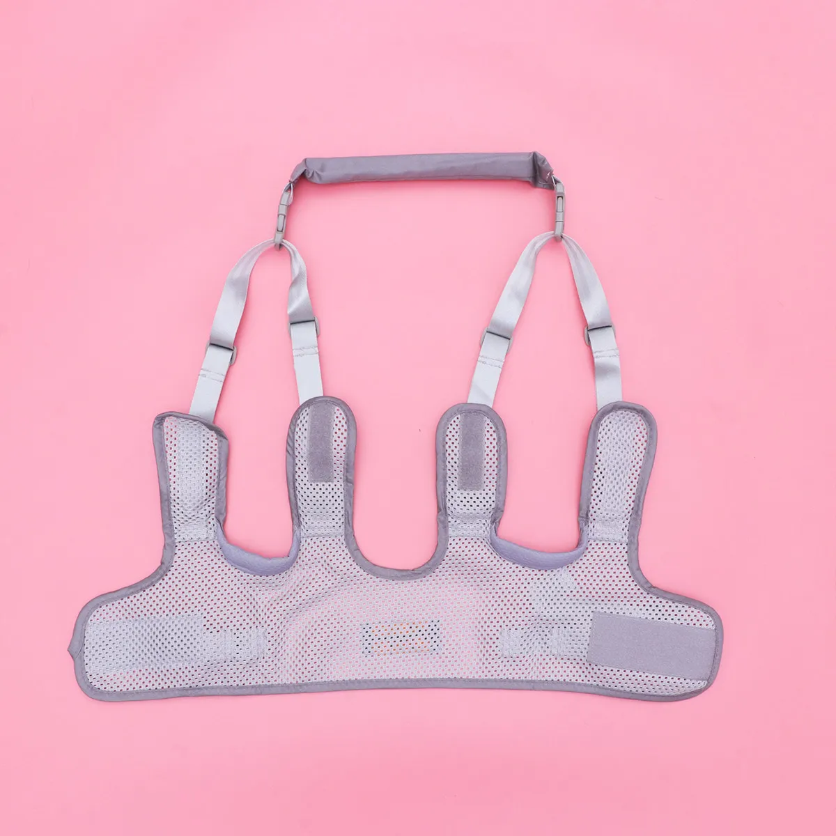

Detachable Baby Walking Harness Grey Adjustable Mesh Strap Anti For Crowd Outdoor Use