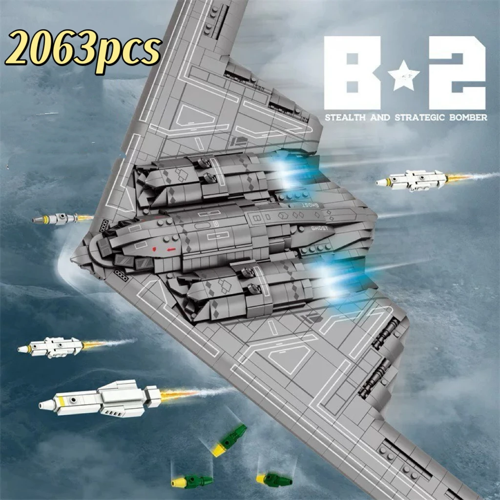 

Новинка 2025 года, строительные блоки для самолетов B2, декоративные предметы для мебели, популярные среди мальчиков и девочек