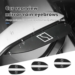 Soft Rubber Rearview Mirror Rain Eyebrow Styling Accessories For Zeekr 001 009 2022 2023 2024 X EV 2021-2023 Krypton