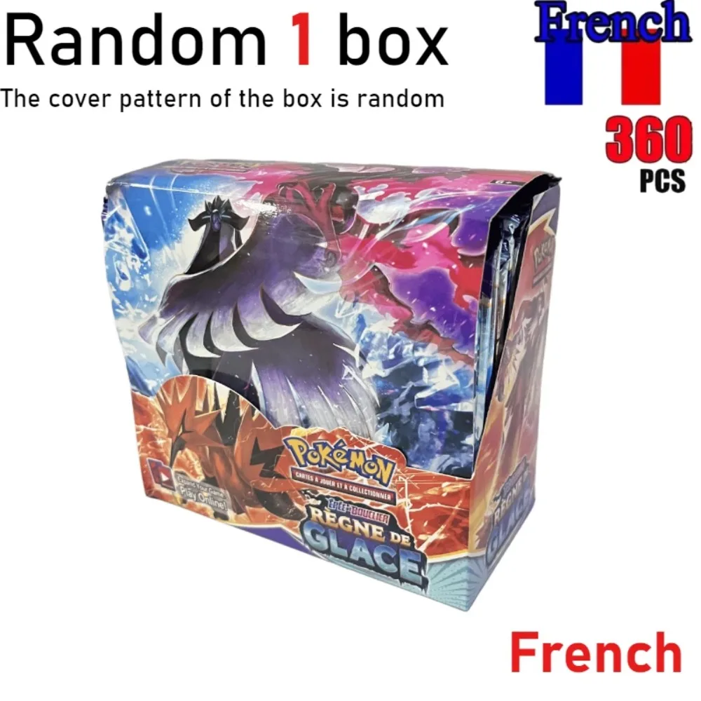 360Pcs Pokémon Scarlet Violet 151 Prismatic Aventures French Booster Packs Trading Game Battle Cards Gift for Kids