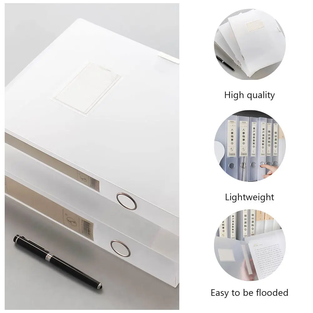 

Набор из 2 прозрачных коробок для документов формата А4, органайзер для хранения из ПВХ, для офиса, дома, учебы, настольный держатель для файлов и данных