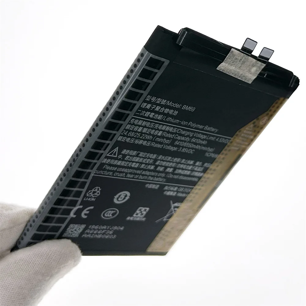 Brand New Battery 6550mAh BM69 Battery For Poco X7 Pro / Redmi K80 / Redmi Turbo 4 Replacement Battery Fast Shipping+Free Tools