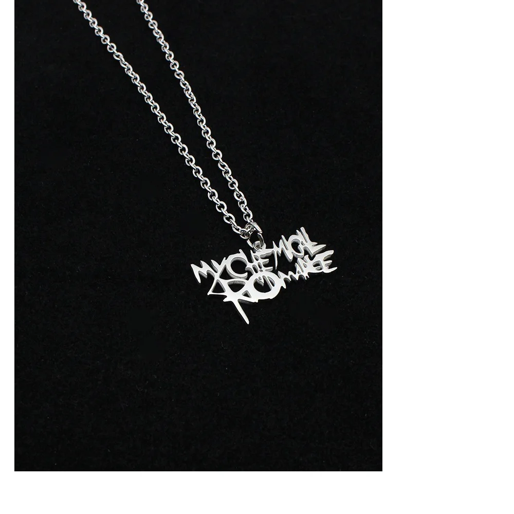 My Chemical Romance Heavy Metal Punk Stainless Steel Rock Necklace Pendant