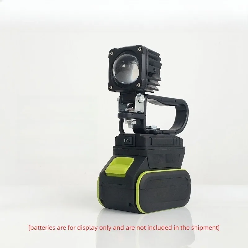 Night Fishing Light for WORX Lithium Battery Portable Outdoors Spotlight Woodworking Work Light Household Handheld Lamp