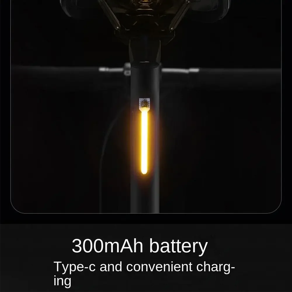 Luz traseira de bicicleta LED ultra brilhante - luz de advertência recarregável para mountain bike noturna