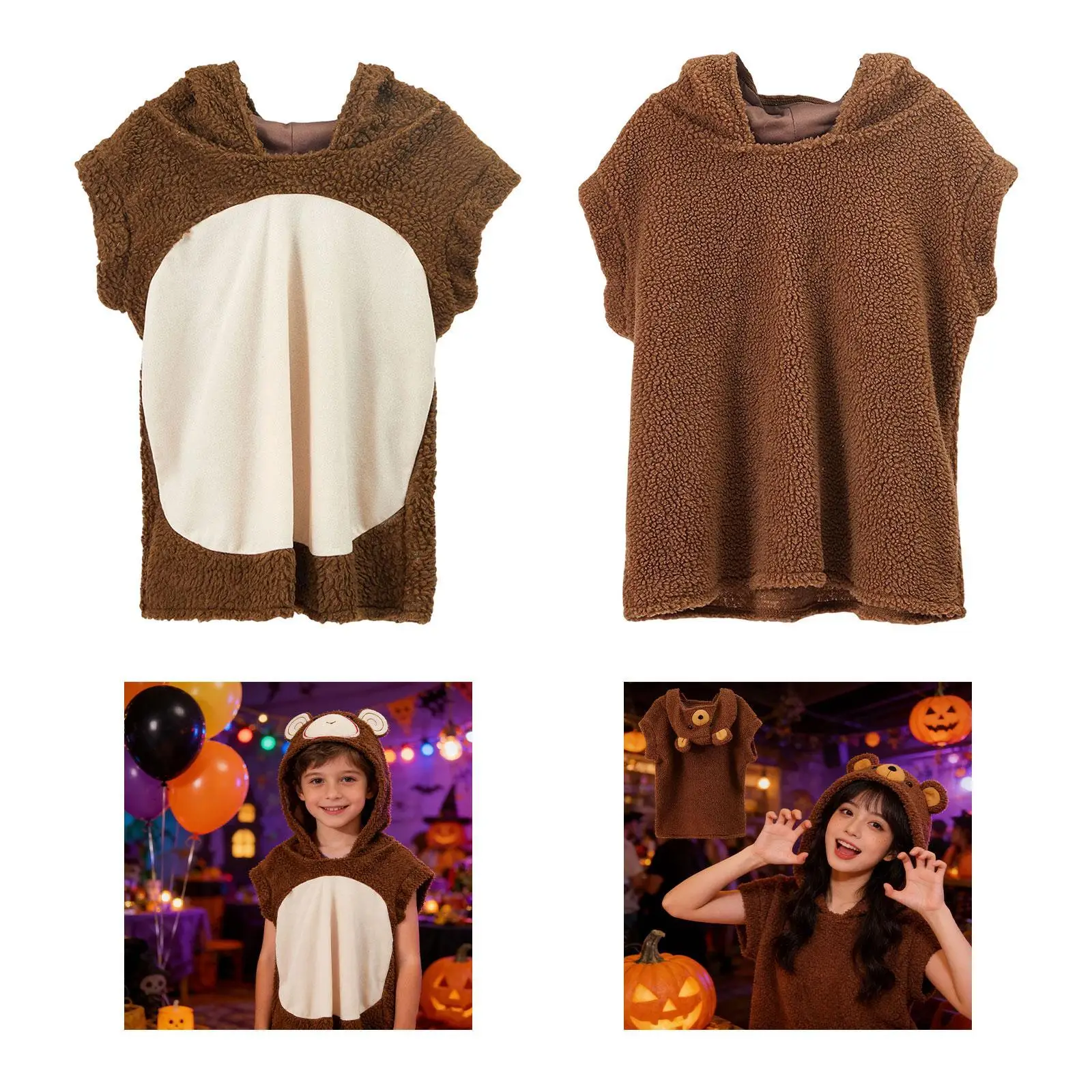 Weiches Plüschtier-Cosplay-Kostüm für Rollenspiele, Halloween-Kostüm für Kinder für Bühnenauftritte