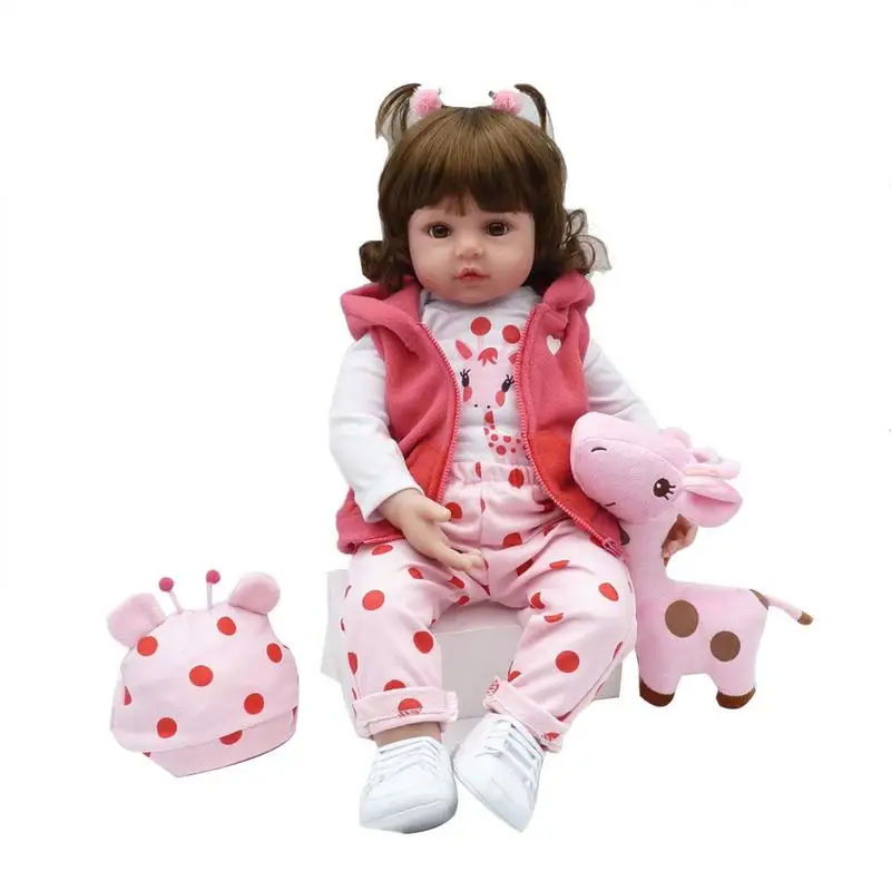 

46CM Simulation Baby Cute House Girl Toy Baby Companion Doll Set Play House Girl Toy Humanoid Doll Simulation Baby Suit Cute