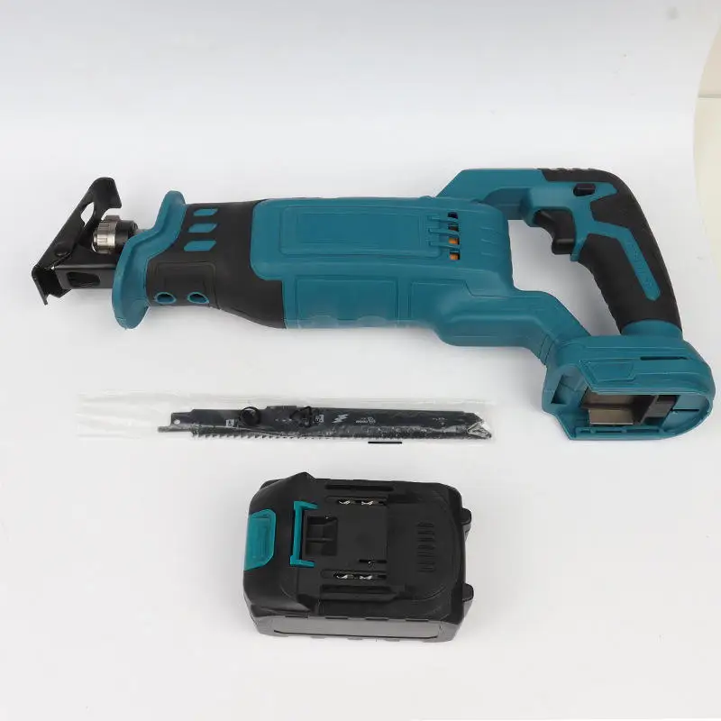 High Power Brushless Cordless Reciprocating Saw Li‑ion Portable Multi‑Purpose Cutting Tool For Outdoor Work
