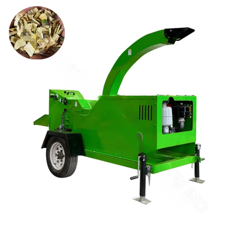 High Power Wood Chipper Machine 300mm 10 Inch Large Wood Chipper Landscape Garden Waste Branches Wood Chipper for South Africa
