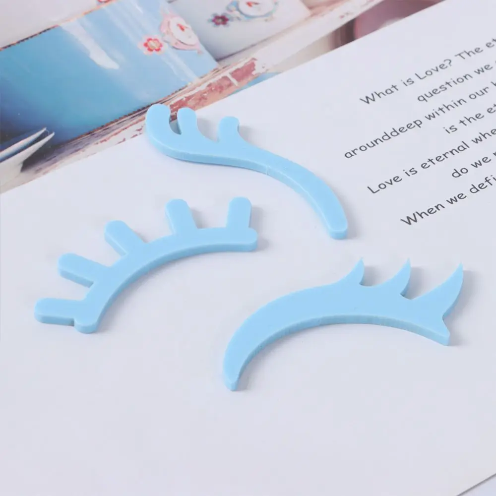 Acrylic Unicorn Eyelashes Mold Baking Accessories 3D DIY Chocolate Scrapbook Stamp Cutting Die Fondant Cake Decorating Tool