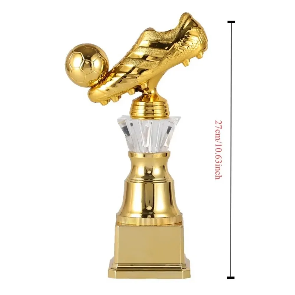 Youth Sports Golden Boot Award Trophy Plastics Football Match Soccer Fan Club Souvenir Cup Excellent Player Award Handicraft
