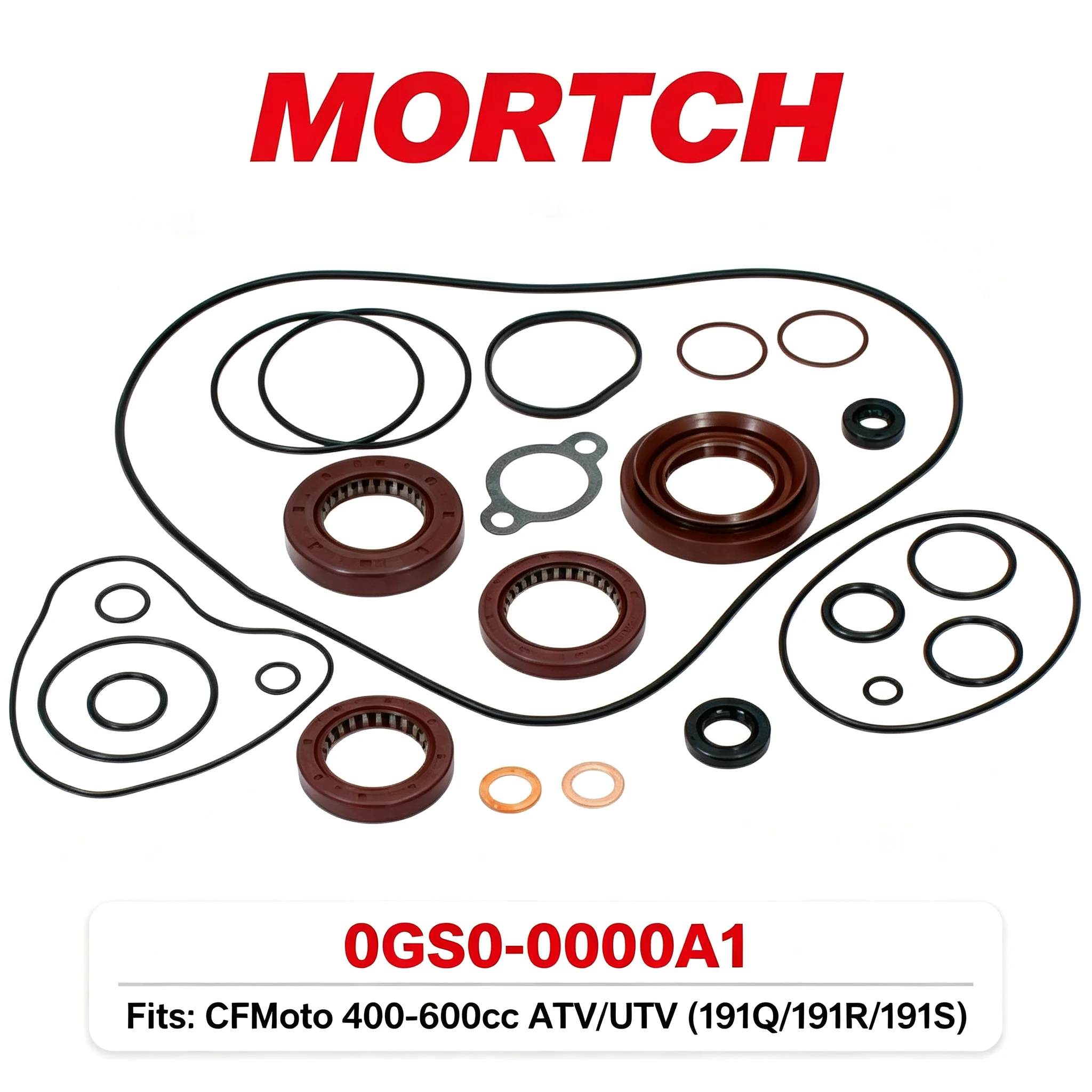 Oil Seal O-Seal Ring Kit, Engine 0GS0-0000A1 For CF Moto 550cc ATV UTV SSV CF 400 500 600 ZForce 550EX UForce 550 CForce 600