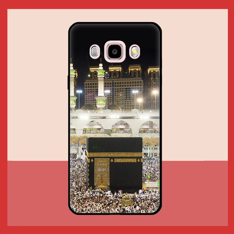 Islamic Muslim Pilgrims in Mecca Case For Samsung Galaxy A3 A5 2017 J1 J3 J5 J7 2016 A6 A8 Plus A7 A9 J8 J4 J6 2018 Cover