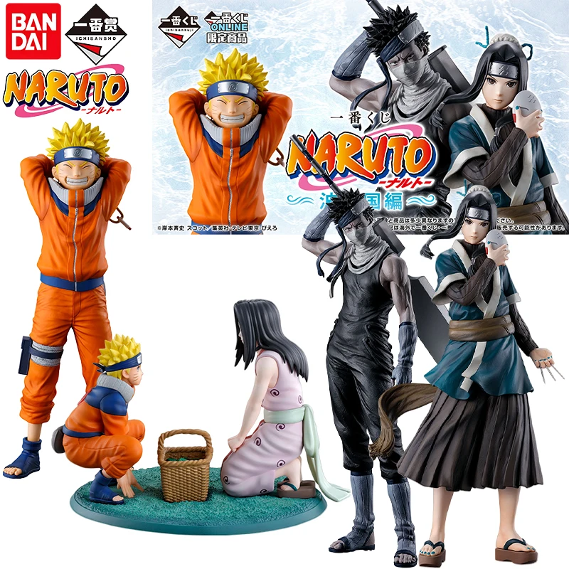 

Bandai Genuine Ichiban NARUTO Anime Figure Momochi Zabuza Haku Action Toys for Boys Girls Kids Christmas Gift Collectible Model