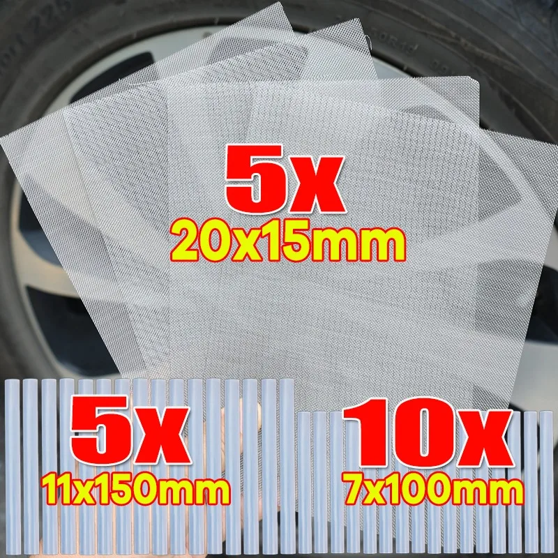 

20pcs Transparent Hot Melt Glue Stick 7mm / 11mm Strong Adhesive Glue Gun Household DIY Tool Stainless Steel Repair Mesh Set
