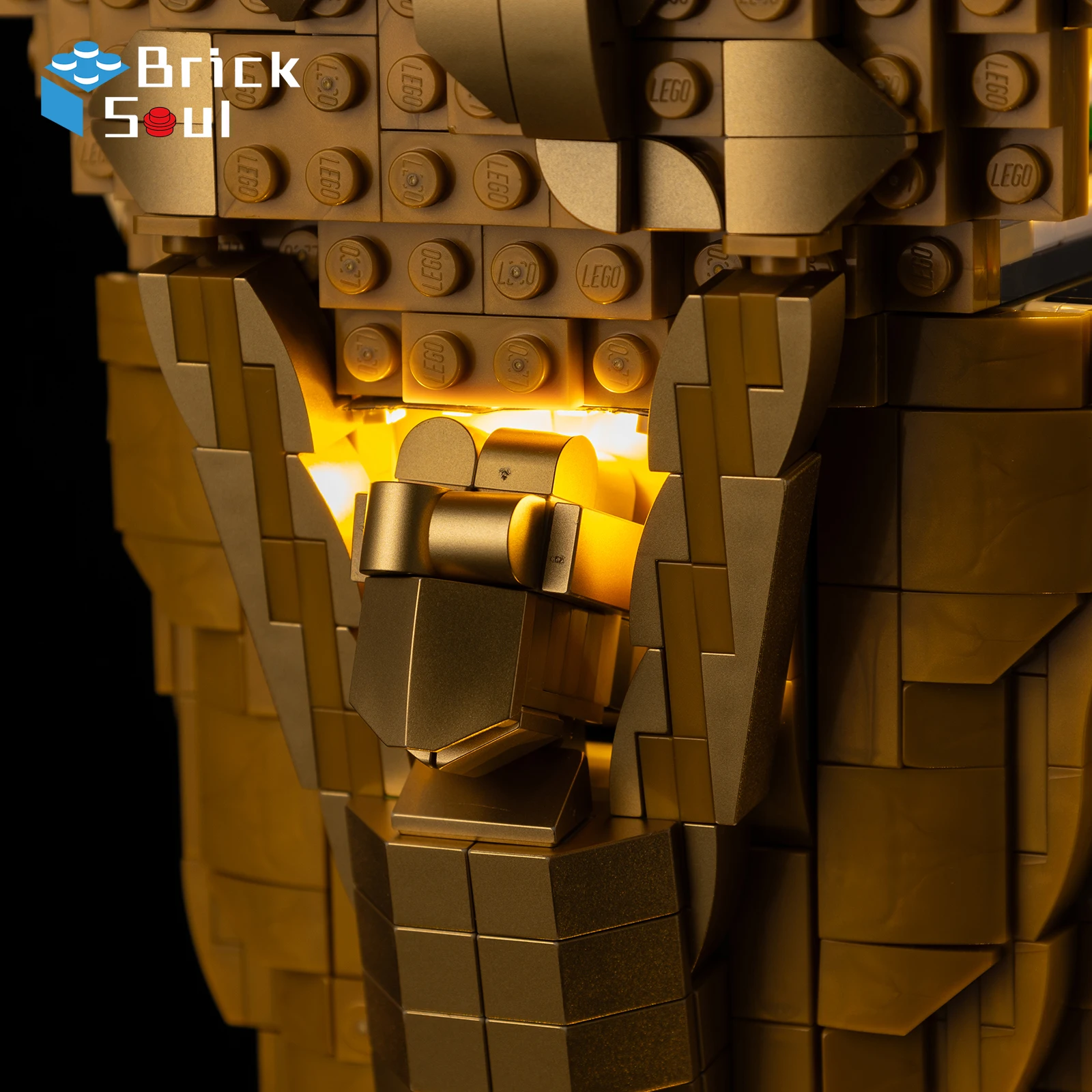 BrickSoul LED-Beleuchtungsset, geeignet für LEGO 43020 Editions FIFA World Cup Official Trophy, einfache Installation, versteckte Verkabelung – Detail 2