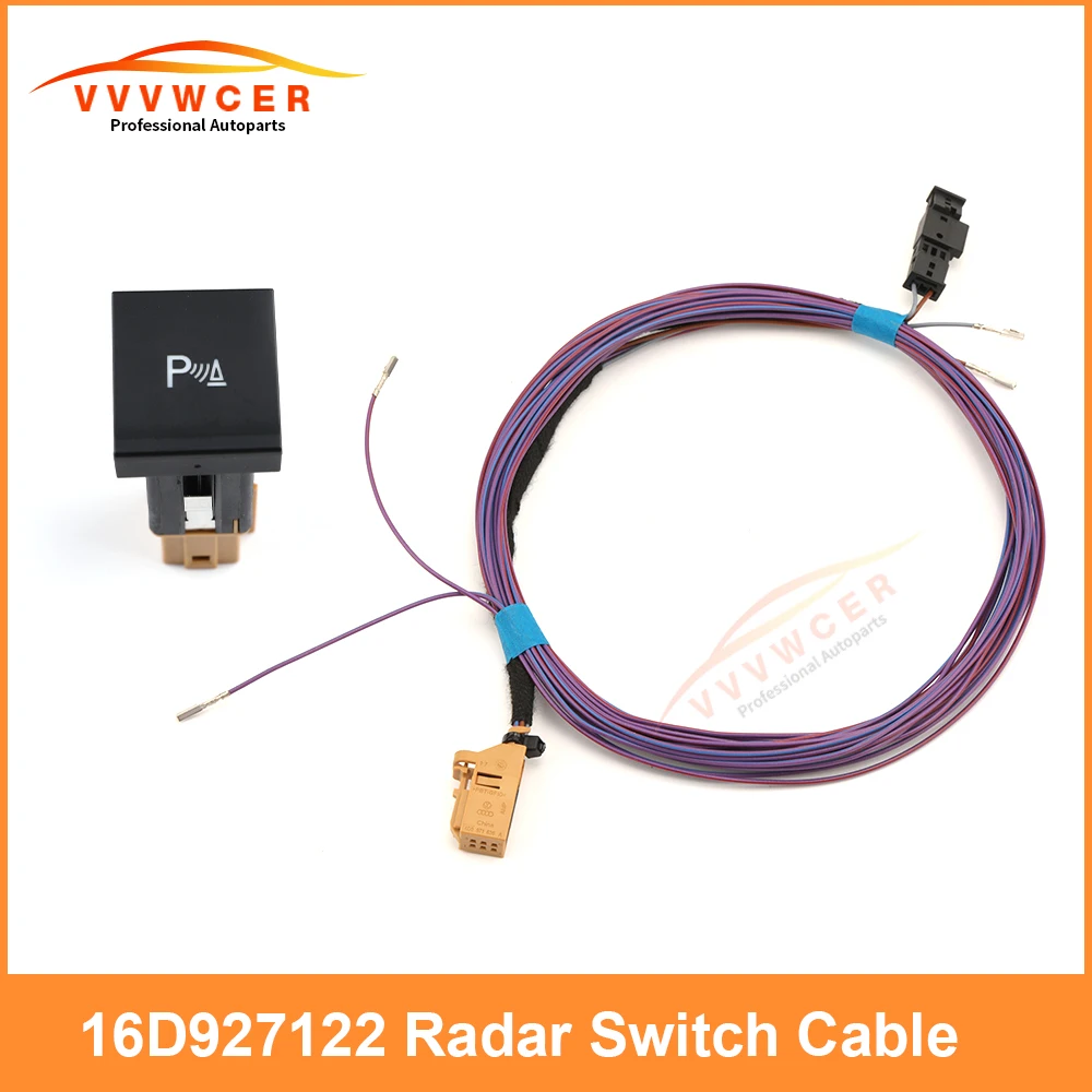 

OPS Radar Switch Cable Harness Car Parking Assistant PDC Switch Button Wiring For VW Jetta GOLF 6 MK6 16D927122 16D927122