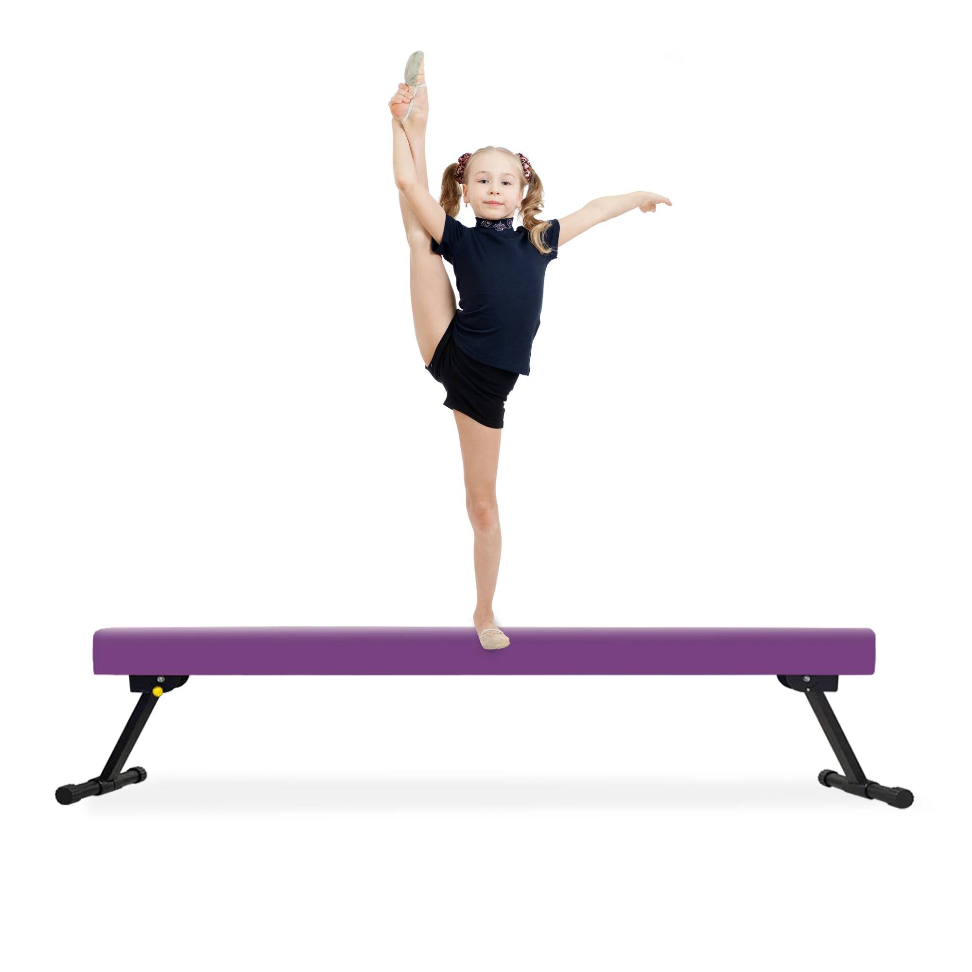 Custom 240cm Adjustable Balance Beam for Gymnastics Training Equipment Sensory Integration Materials