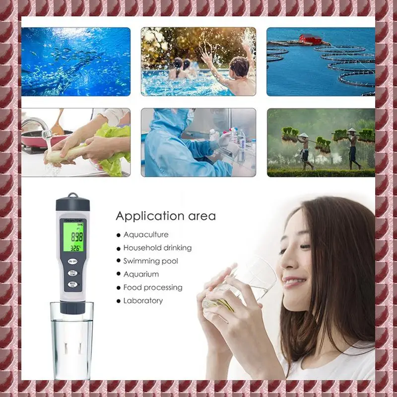 

Three-In-One Ph Measuring Pen Meter Acidity Meter Tds Water Quality Testing Pen Ph Tester