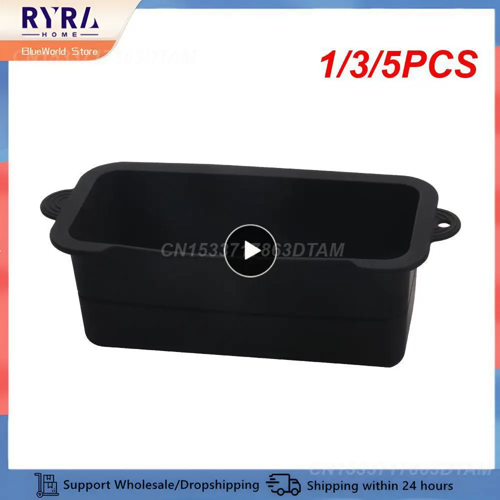 1/3/5PCS Black Stone Grill Silicone Interior Environmentally Friendly Durable Bbq Grease Collector Innovative Versatile