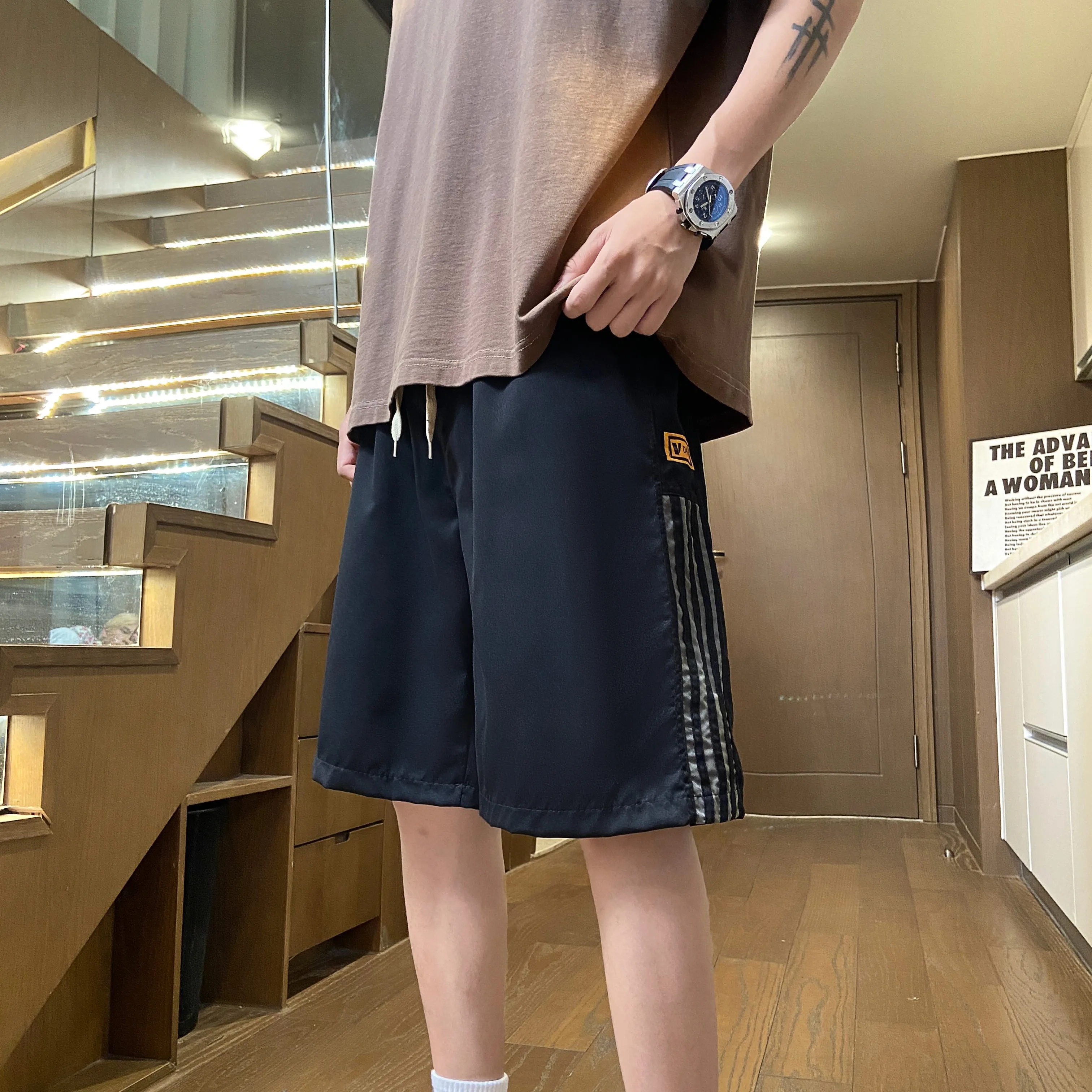 Y2k Clothes Man Beach Shorts Polo Jorts Men Running New in Shorts Men\'s Summer Pants Men Mens Male Blue Cargo Bermuda Gym Casual