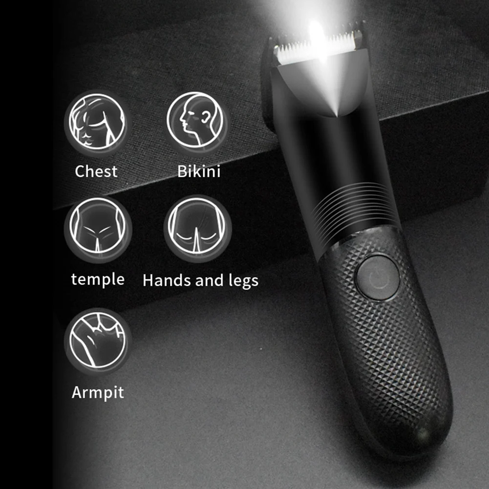 Men's Hair Removal Intimate Areas Places Part Haircut Razor Clipper Trimmer For The Groin Epilator Bikini Safety Shaving-[Mriae