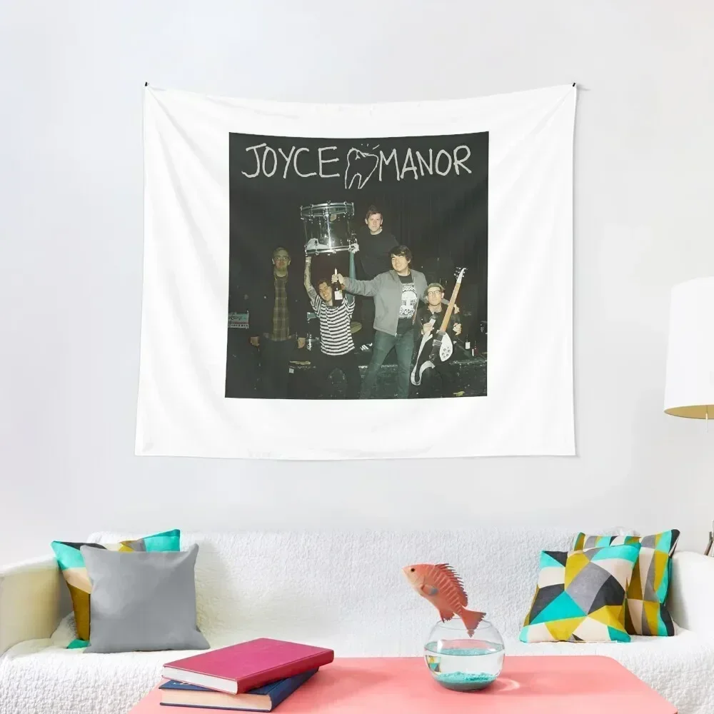 Joyce Manor Young Rock Band Variety Instruments LyricsRetro Tapestry Home Decor Aesthetic Wallpaper Bedroom Tapestry