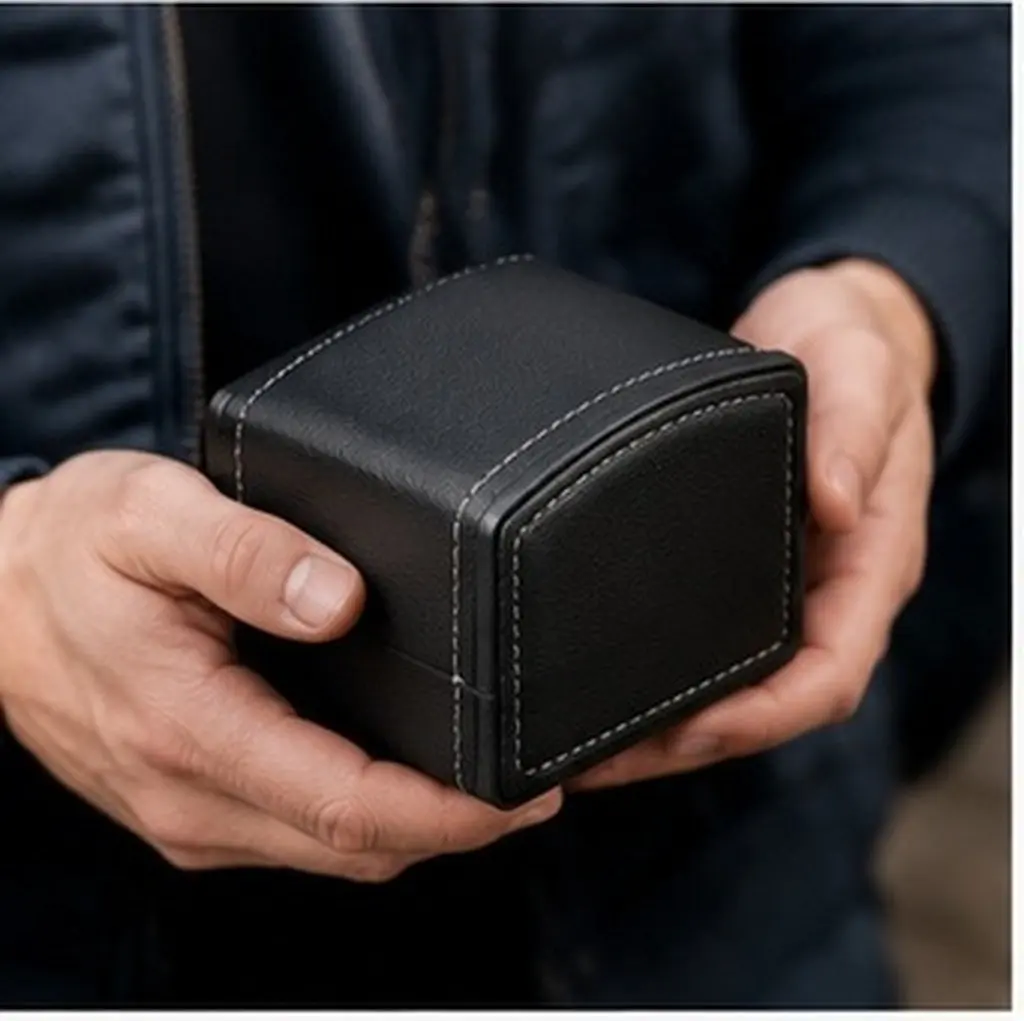 3Pcs Gift Box PU Watch Case Anti-Scratch Modern Storage Organizer Portable Display Box Jewelry Storage Container