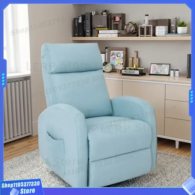 Nisco Electric Lift Chair Single Seat Synthetic Leather Massage Recliner with Tilt Function Metal Legs Adjustable Height for