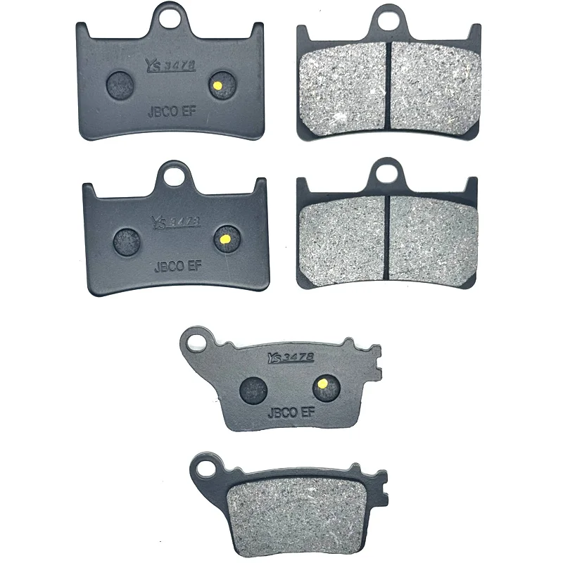 Motorcycle Front & Rear Brake Pads For YAMAHA R1 YZF-R1 2017-2018 YZFR1 YZF1000 /  YZFR1M YZF1000D 2022 2023 2024