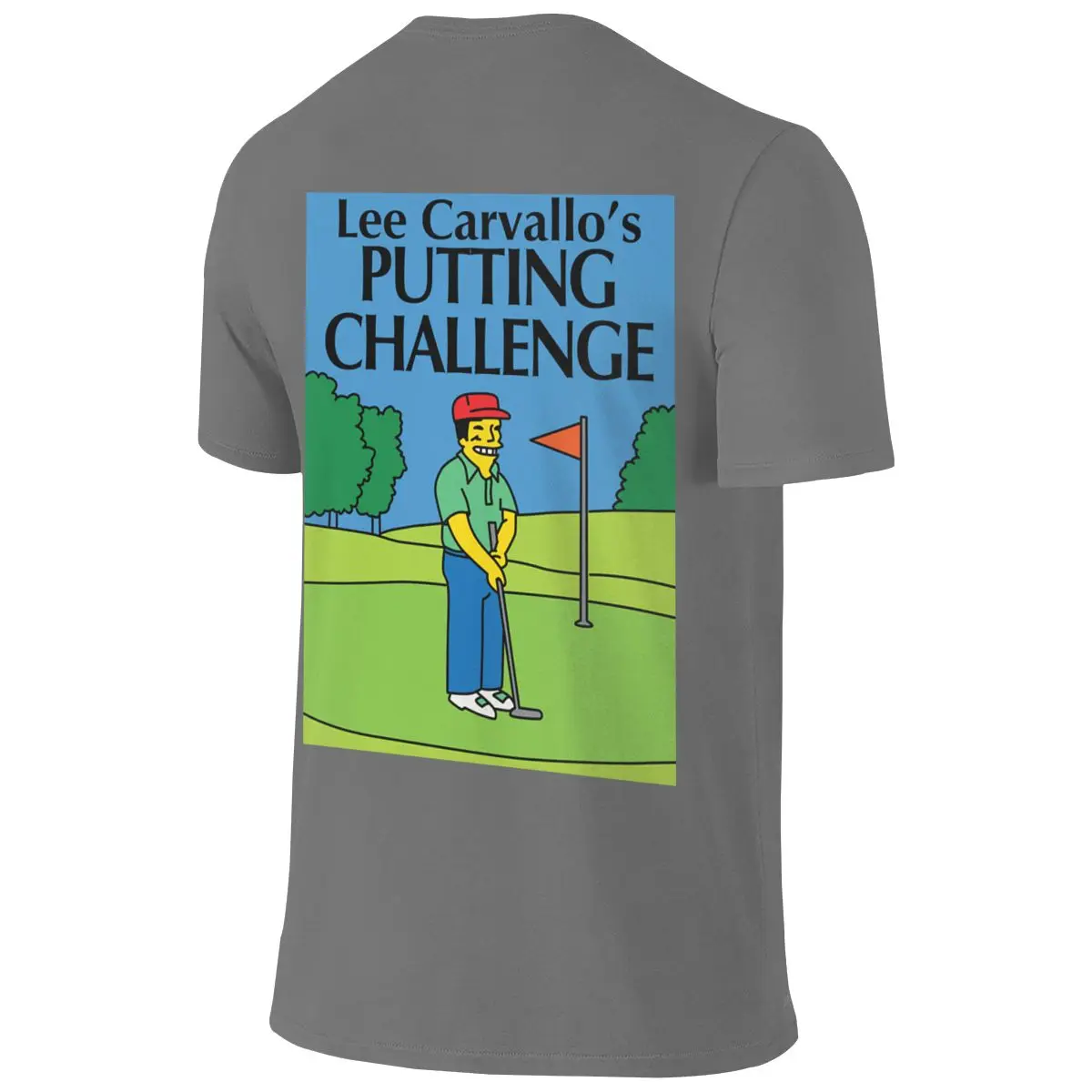 Lee Carvallo S Putting Challenge Salt Style Reversible T-shirt Light Outdoor Print Does Not Fade Cotton Tee