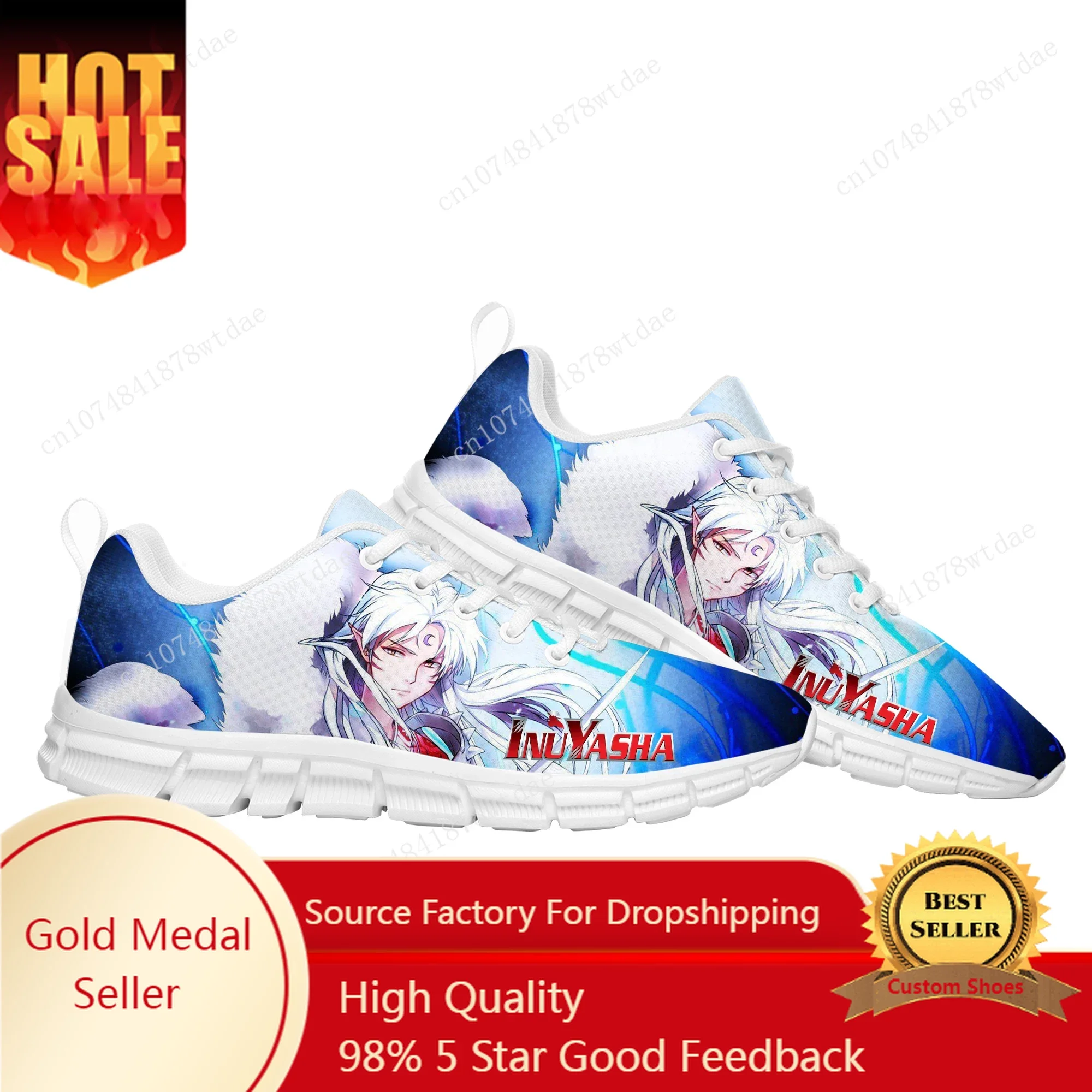 

Sesshoumaru Sports Shoes Mens Womens Teenager Kids Children Sneakers Inuyasha High Quality Manga Comics Sneaker Custom Shoe