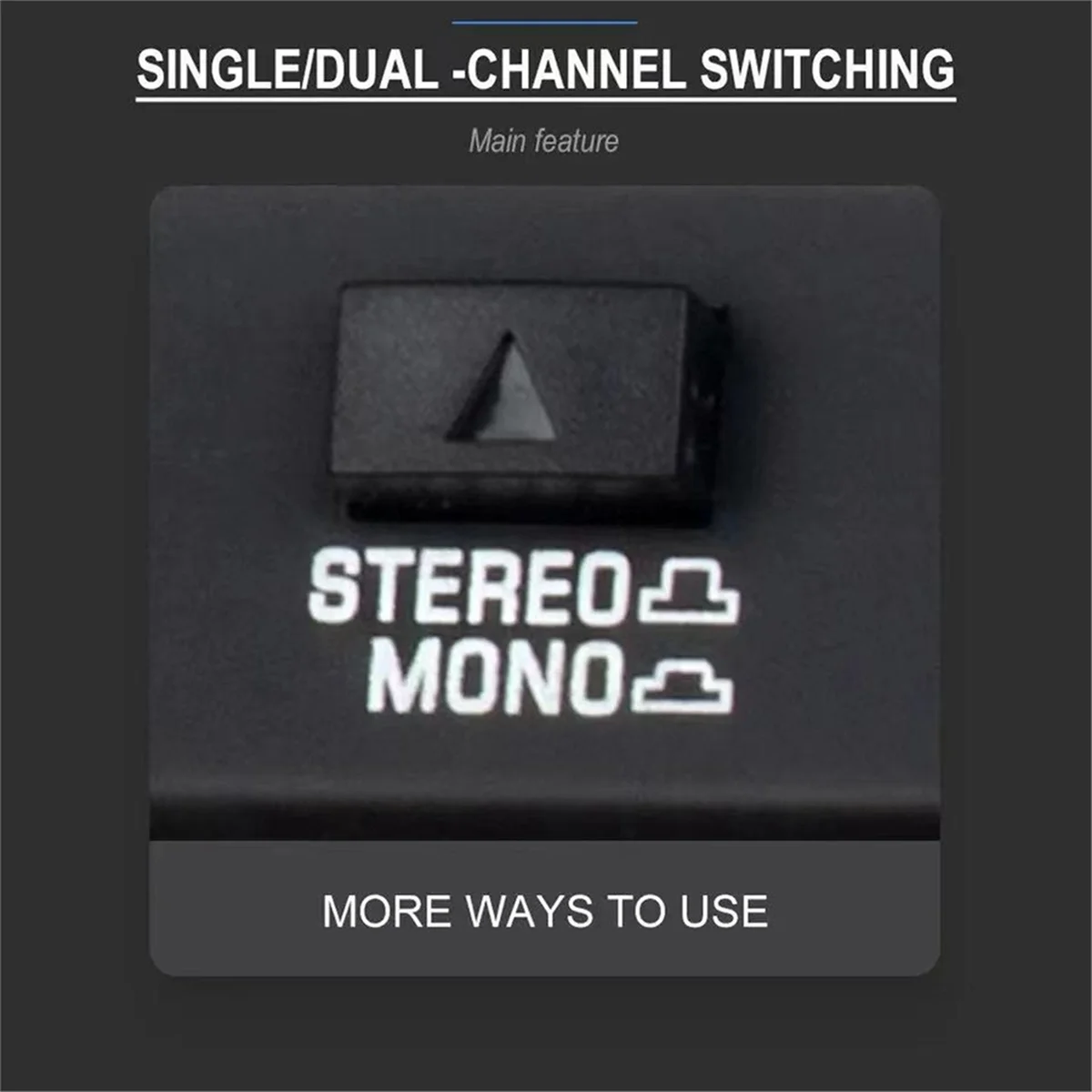 A51I Monitor a 8 canali Stereo/Mono Switch Amplificatore per cuffie Mixer a rumore ultra-basso Amplificatore per cuffie Distributore di segnale