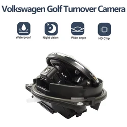 For Volkswagen Badge Logo Smart Flip Rear Trunk Handle Camera For VW Golf 5 6 Passat cc B6 B7 Magotan Beetle Dynamic Trajectory