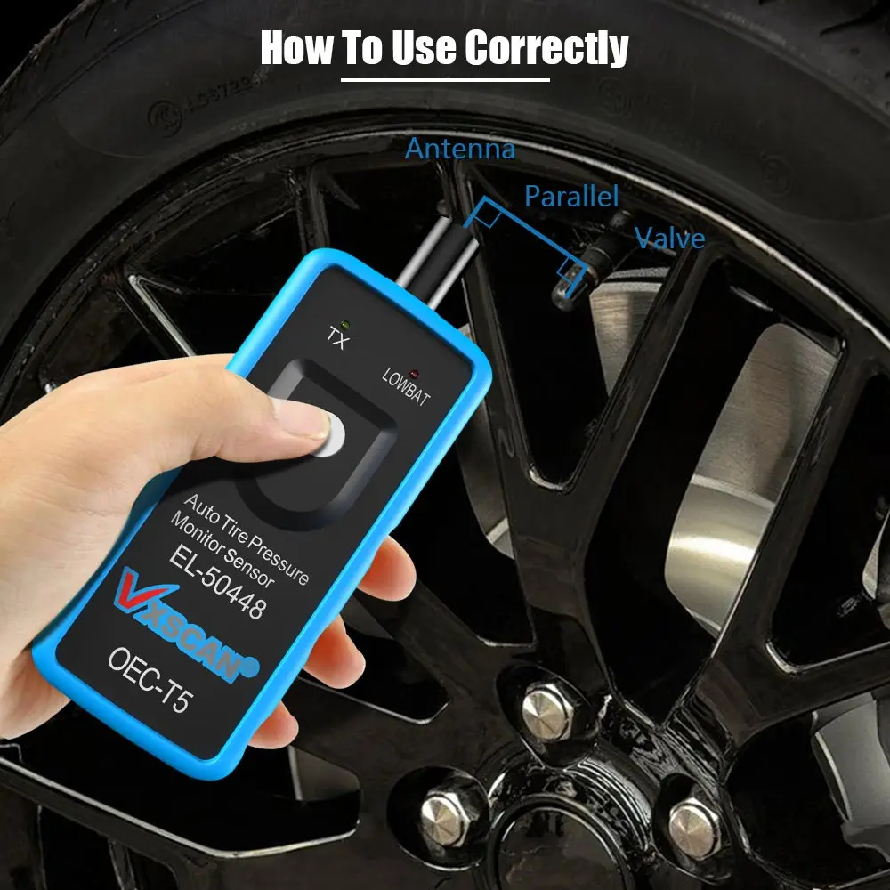 جهاز استشعار ضغط الإطارات VXSCAN ، أداة إعادة ضبط الإطارات TPMS ، سلسلة G M ، EL50448 ، #6
