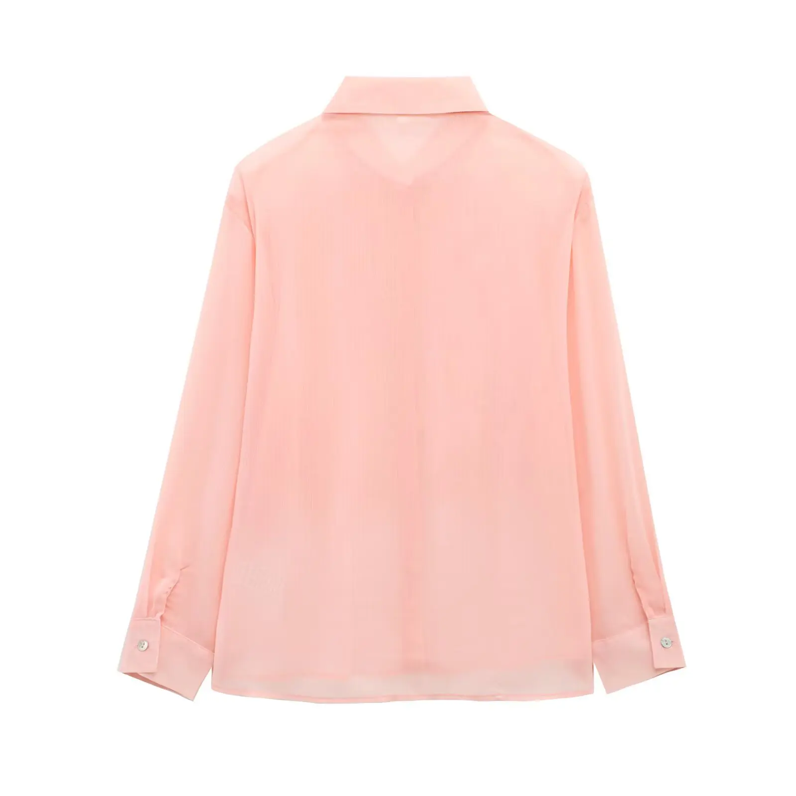 camisa feminina casual simples e moderna com design frontal elevado exude uma vibração de primavera