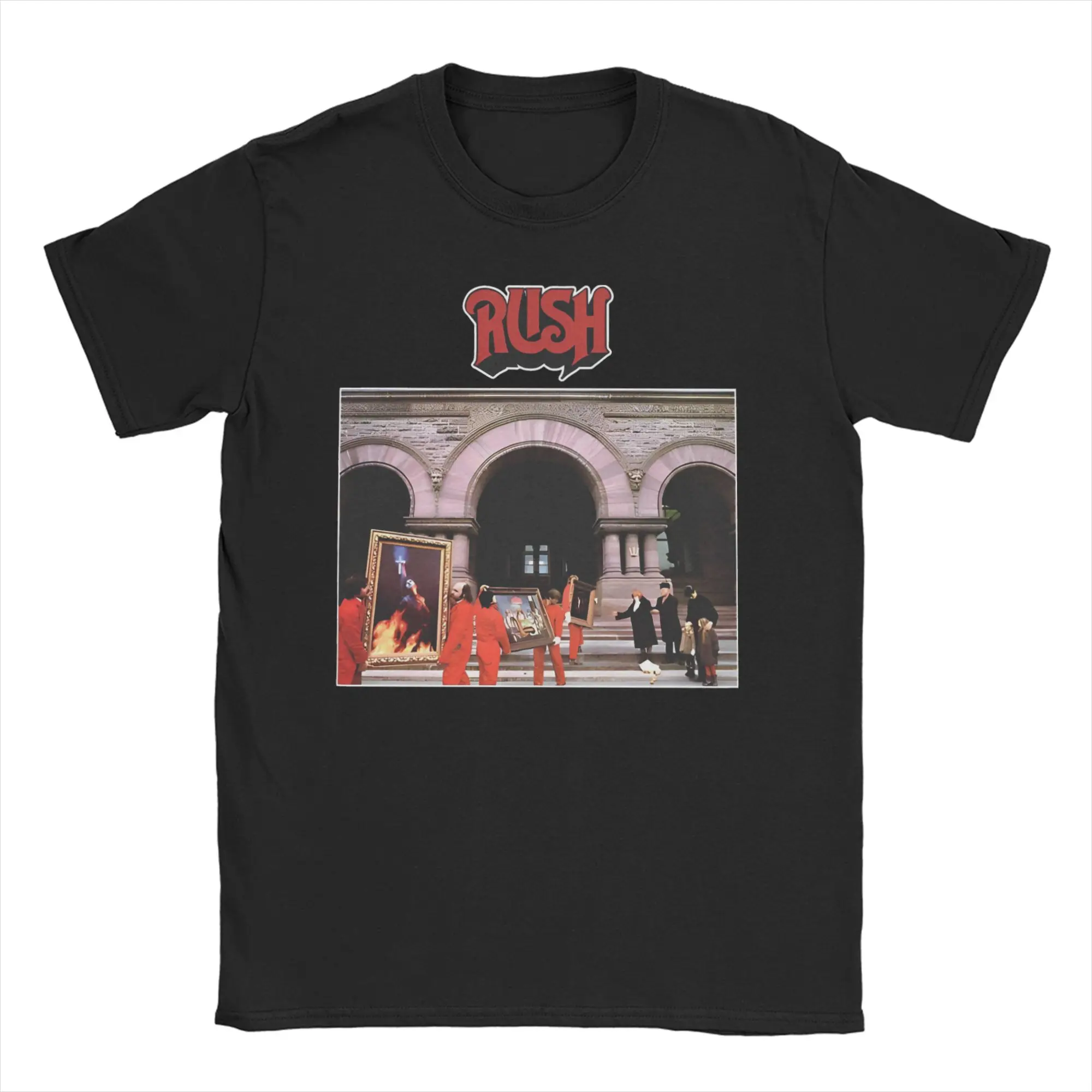 Rush Rock Band T-Shirt for Men Women  Awesome 100% Cotton Tee Shirt O Neck Short Sleeve T Shirts Party Clothing