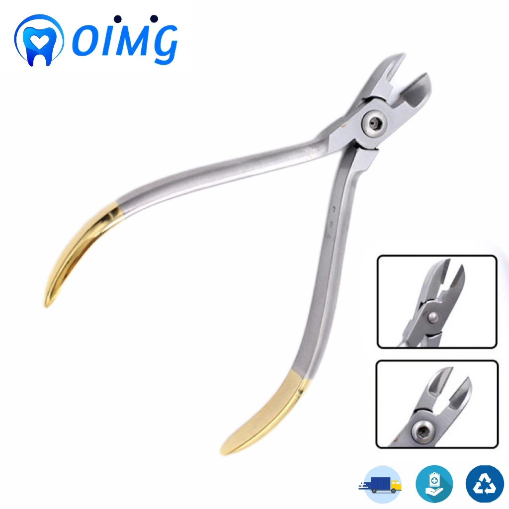 Dental Ligature Cutter Pliers for Orthodontic Wires and Rubber Bands Stainless Steel Dentist Thin Wire Cutter Pliers Instrument