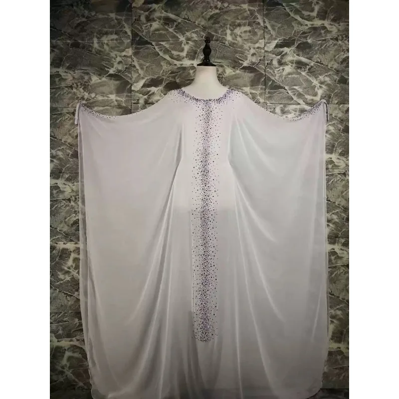 تخصيص الهند الشرقية ملابس الرقص الشرقي الشعر يتأرجح رداء Khalegy الأبيض المنتخب الشعبي أداء المنافسة فستان الأطفال الكبار #3