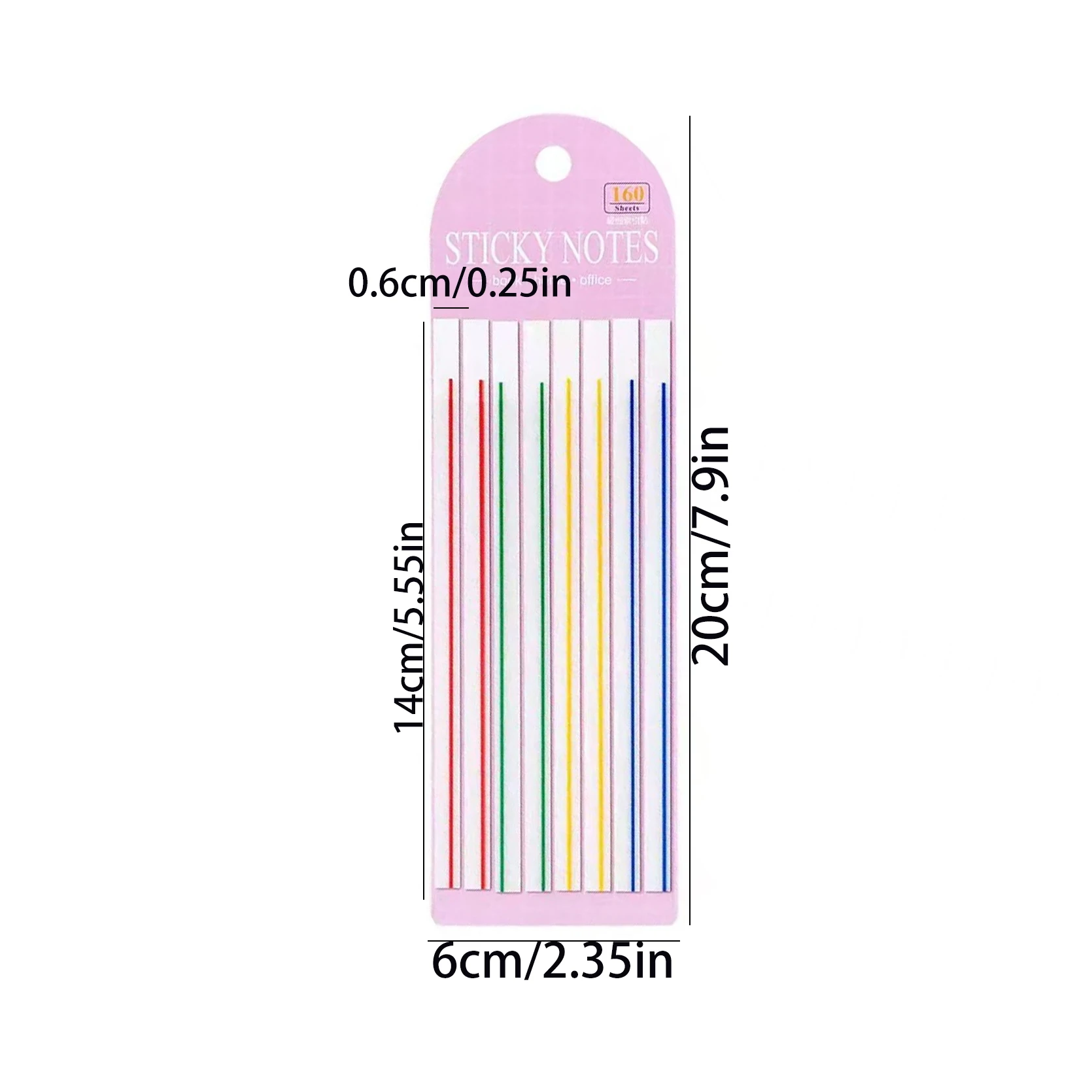 Back to School PET Index Tabs Writable Self Adhesive Sticky Notes Color Page Markers for Reading Notes School Office Stationery