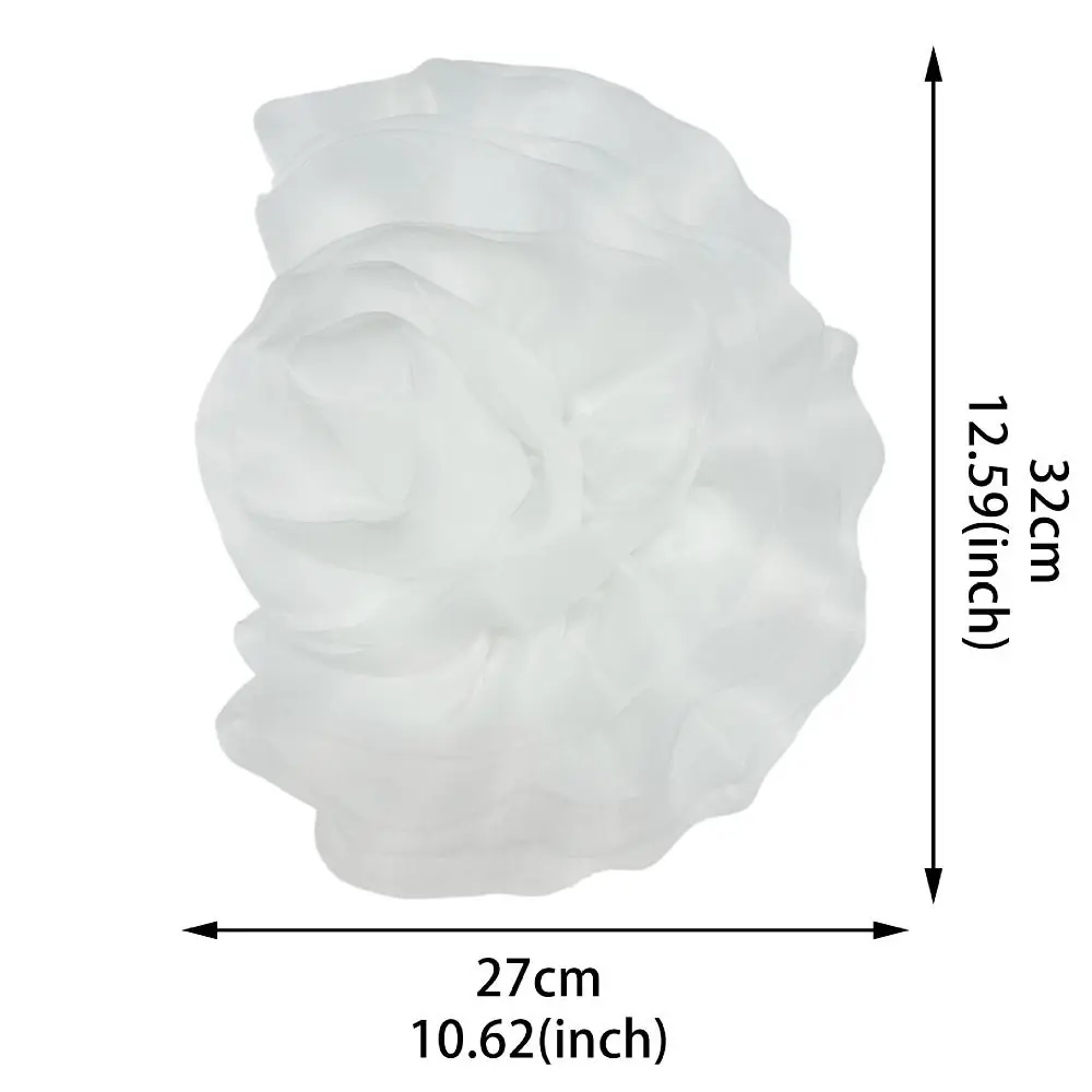 Handmade Flower Patch Clothing Dress Neck Decoration Irregular Organza 3D Flower Corsage Sewing Applique Accessories