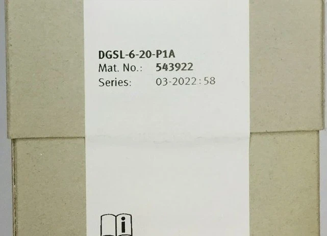Brand New DGSL-6-20-P1A 543922 Fast Delivery