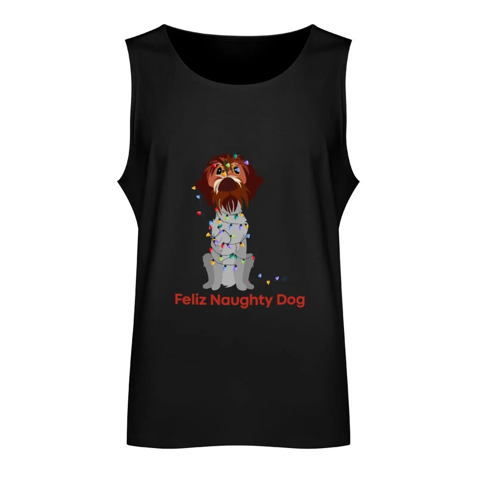 FELIZ NAUGHTY DOG 2022-II Tank Top fitness Sleeveless T-shirt summer clothes man 2024 gym clothes for man