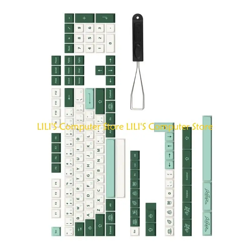 

A52B 137Keys Keycaps японские красители Keybaps Forgk61 GMMK Клавиатура клавиш