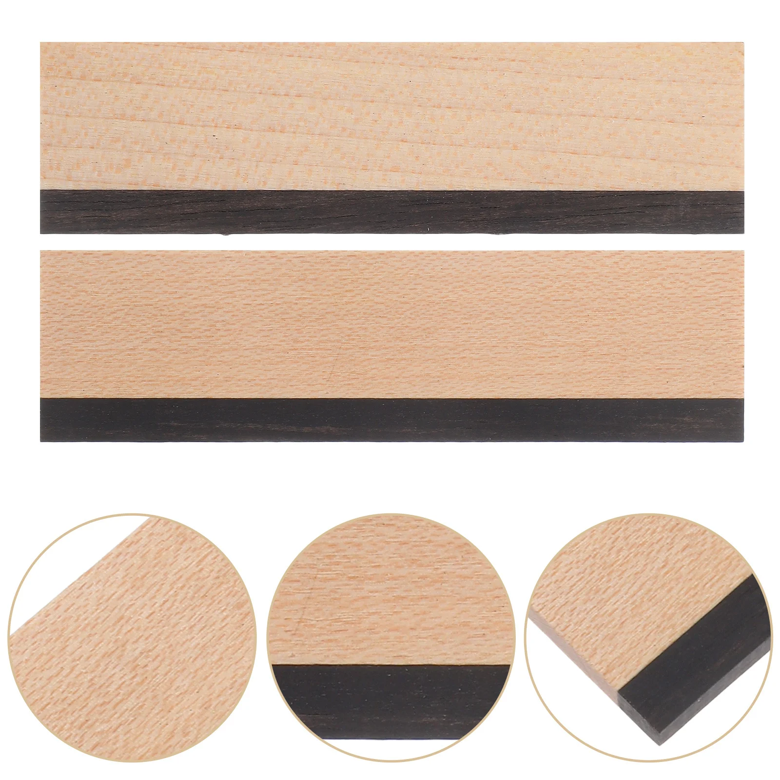 

Bridge Saddle Hard Maple Ebony Top Untrimmed Uncut Unslotted Guitar Accessory Size 7x193x032mm Dobro Resophonic