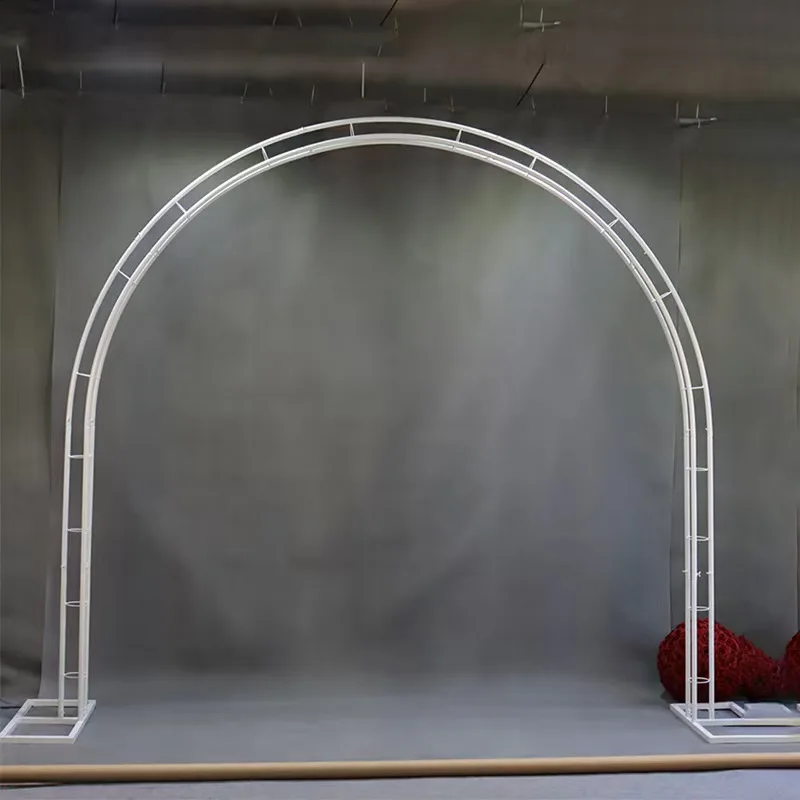 Metal Wedding Party Valentine's Day White Eco-Friendly Durable Rectangle Arch Decoration