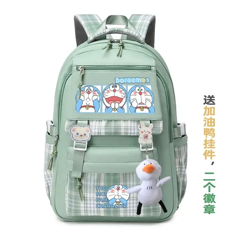 Doraemon Cartoon Oxford cloth Schoolbag for Junior High School Students Japanese and Korean Backpack Girl 30x43x17cm - Image 2