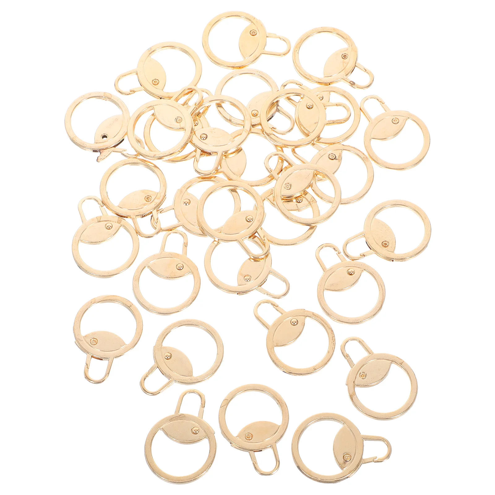 

30Pcs Metal Zipper Pulls Replacement Slider Mend for Luggage Backpack Jacket Coat Easy Install Durable Gold Finish