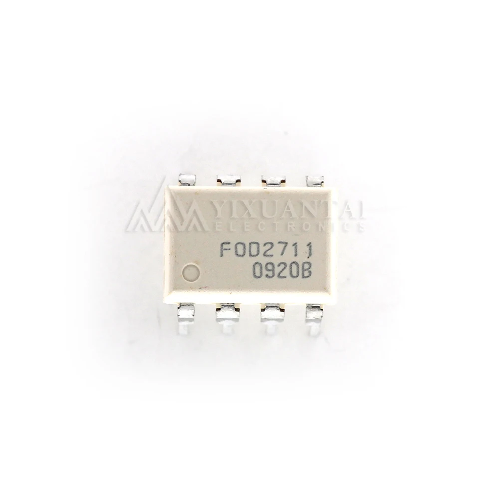 10pcs/Lot  FOD2711  FOD2711A  FOD2711V【OPTOISOLATOR 5KV TRANSISTOR 8DIP】New and Original
