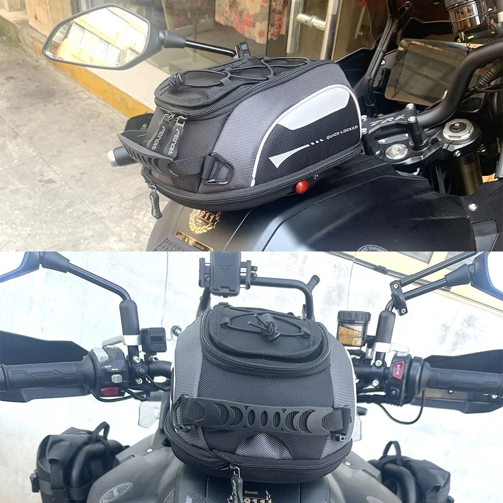 For Benelli TRK502 X TRK 502 TRK552 X 552X Motorcycle Tank Bag Quick Lock Bag Waterproof Anti Theft Luggage Carrie Top Case